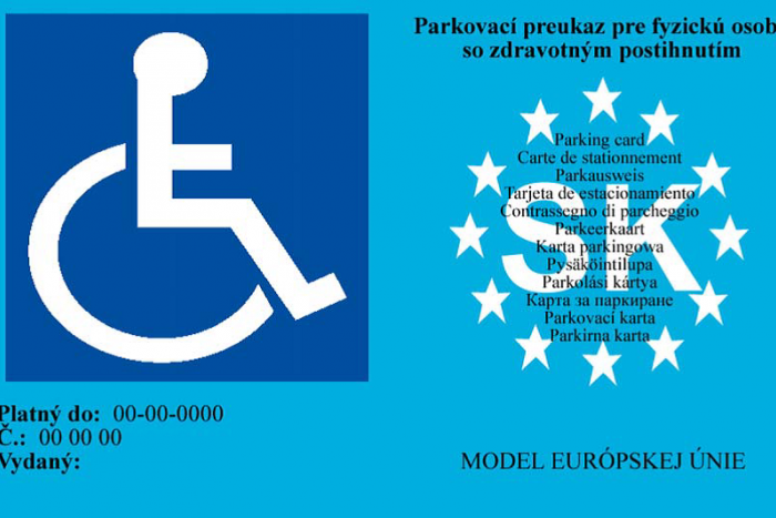 Ilustračný obrázok k článku Vodiči pozor: Od 1. januára platia nové parkovacie preukazy pre invalidov