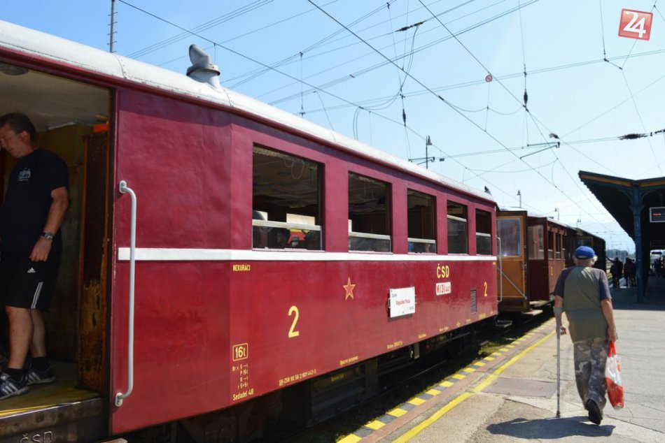 Historický vlak Hurvínek a autobus Karosa ŠD 11: Rajecká Anča 2018